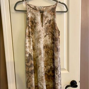 Snake Print Dress NWT